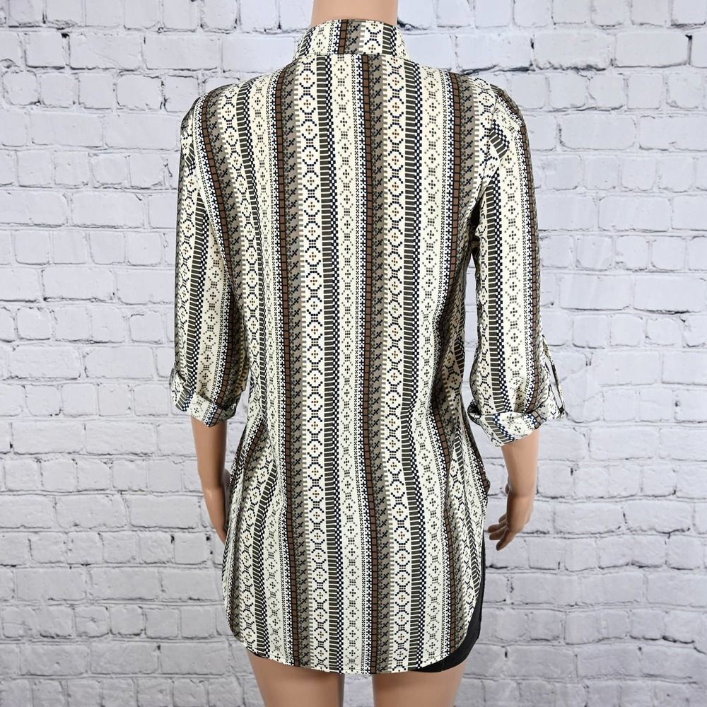 Auditions patterned tunic top - Picture 6 of 8